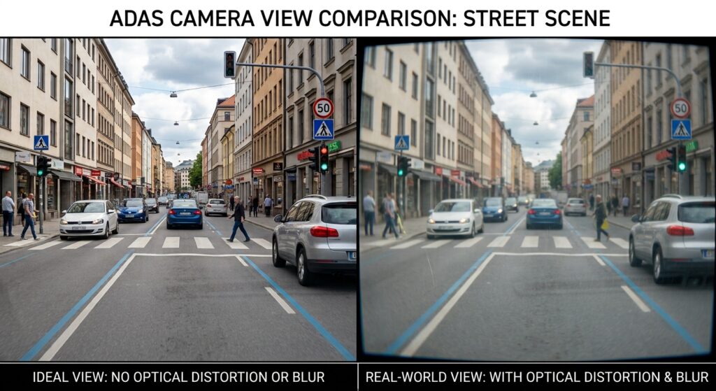 ADAS Camera view comparison